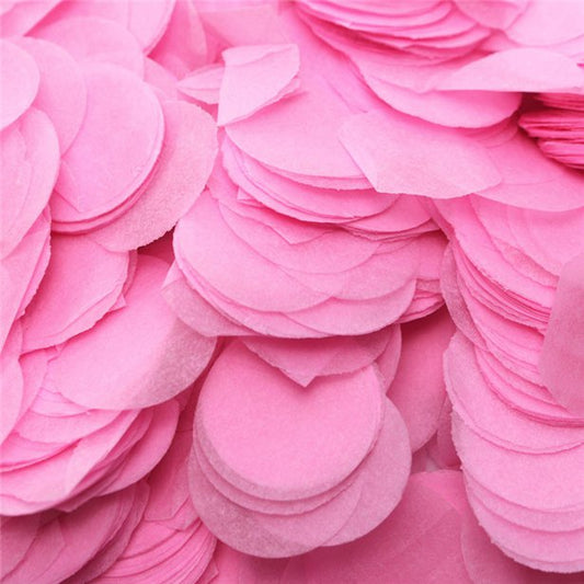 Baby Pink Paper Confetti (100g bag)