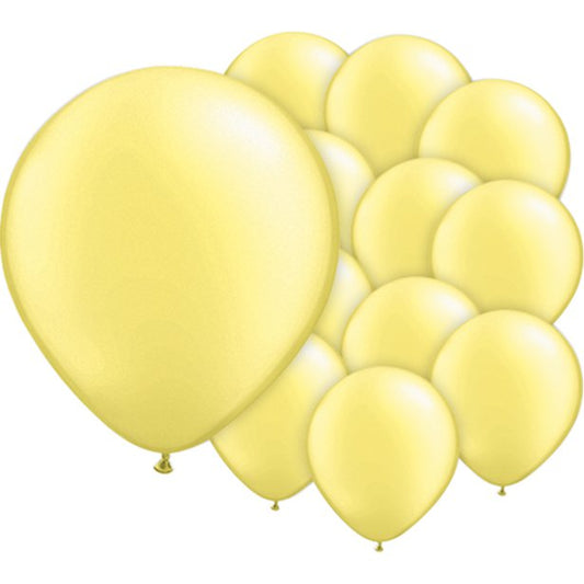 Lemon Chiffon Pearl Balloons - 5'' Latex (100pk)