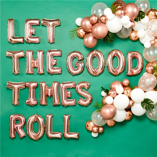 Rose Gold Balloon Arch Garland - 66 Balloons – product image 4