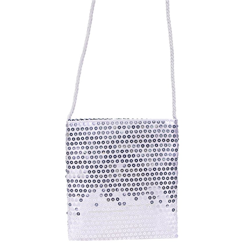 Silver Sequin Bag – product image 1
