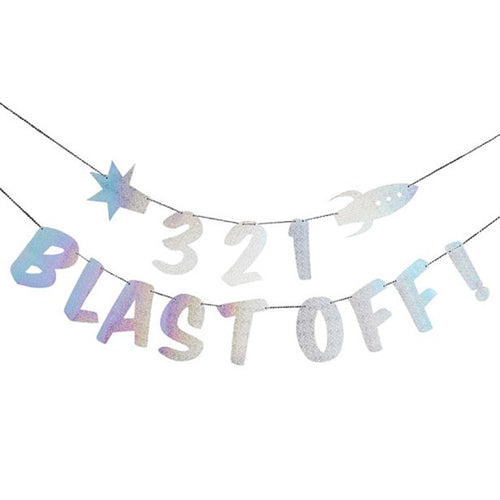 3, 2, 1 Blast Off Banner – product image 1