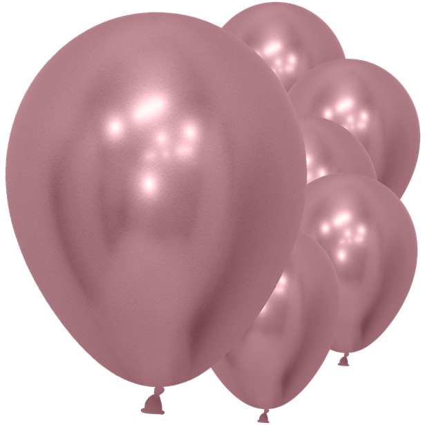 Pink Reflex Balloons - 12" Latex (50pk) – product image 1
