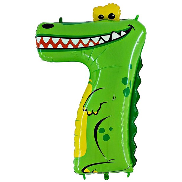 Animal Foil Number Balloons - 40" – number 7 – product image 9