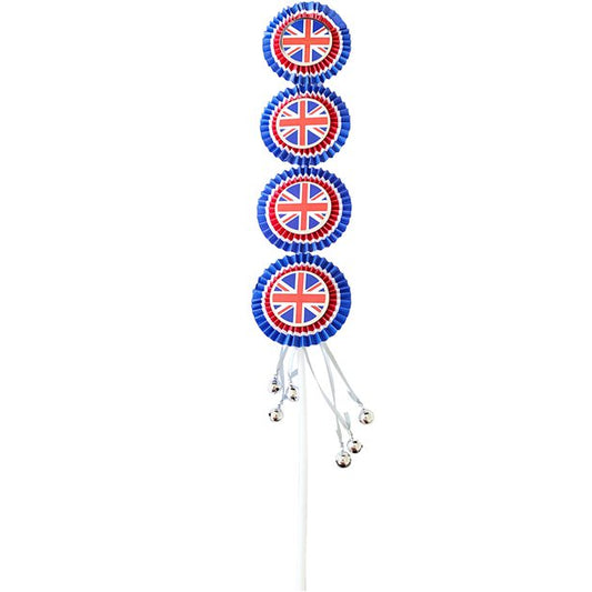 Union Jack Noisemaker Wand