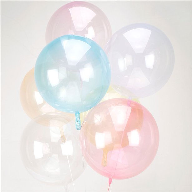 Crystal Clearz Yellow Balloon - 18" – product image 2