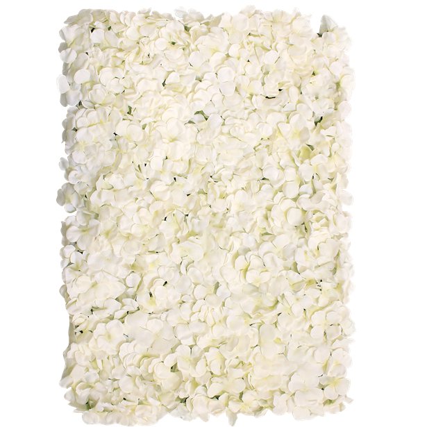 Cream Hydrangea Flower Wall - 40 x 60cm – product image 1