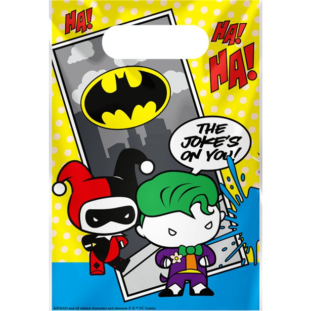 Batman & Joker Paper Lootbags (8pk) – product image 1