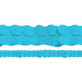Turquoise Paper Garland Decoration - 3.7m – product image 1