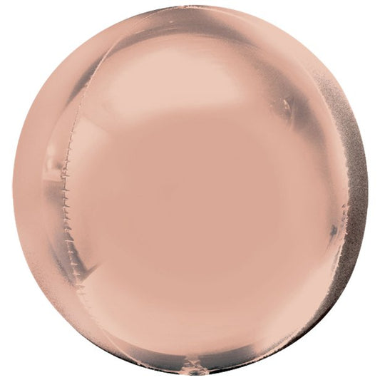 Rose Gold Orbz Balloon - 16" (BULK)