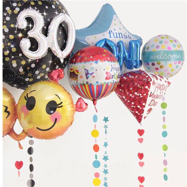 Glitter Butterflies Paper Balloon Tail - 1.8m – product image 3