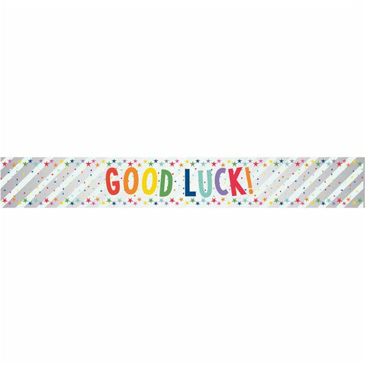 Good Luck Foil Banner - 1.74m