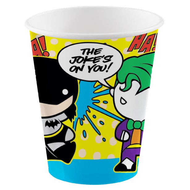 Batman & Joker Paper Cups - 250ml (8pk) – product image 2