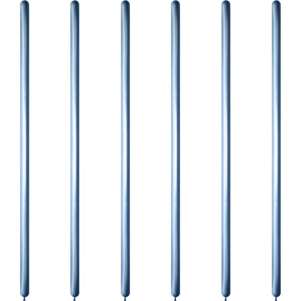 Blue Reflex Modelling Balloons - 260Q Latex (50pk)