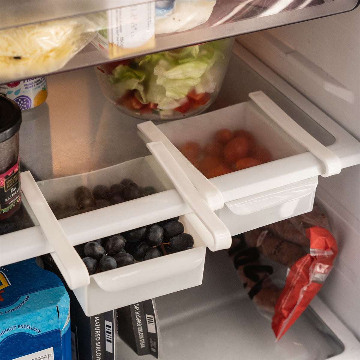 Fridge Storage Drawers - Pack of 4 | Pukkr	