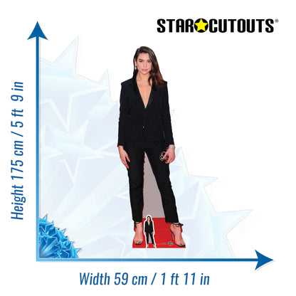 CS716 Dua Lipa Height 175cm Lifesize Cardboard Cut Out With Mini