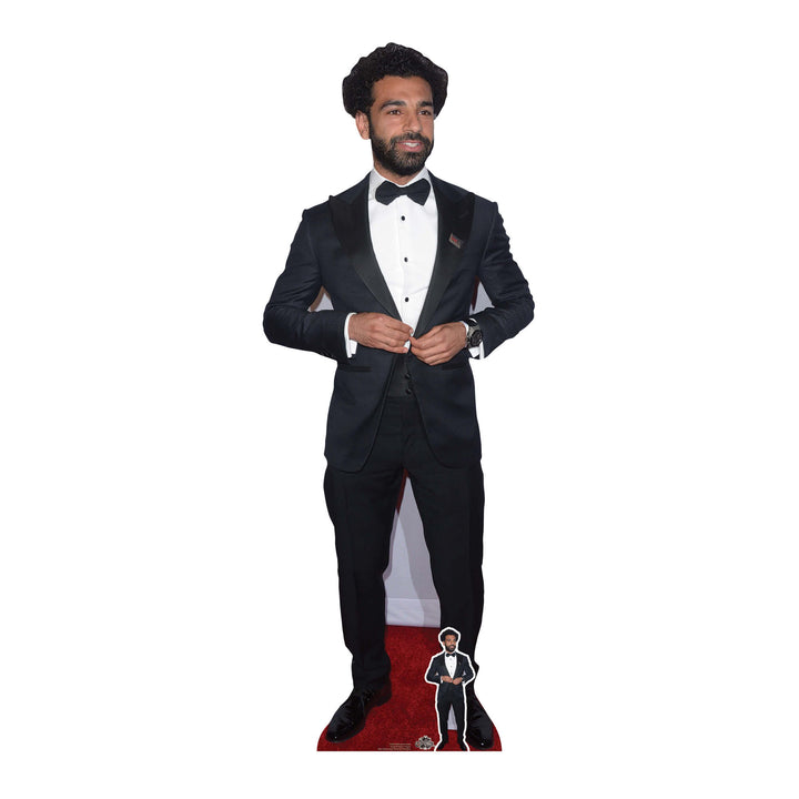 CS808 Mohamed Salah Footballer World Cup 2026 Height 177cm Lifesize Cardboard Cut Out With Mini – product image 1