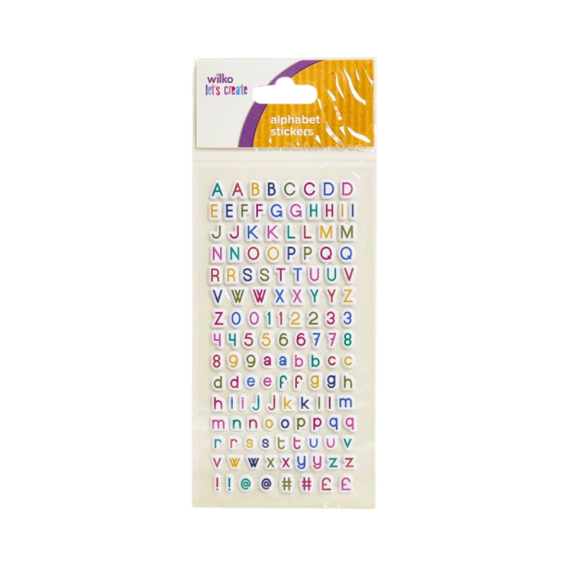 Alphabet Stickers