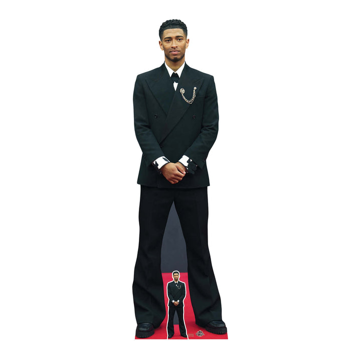 CS1149 Jude Bellingham Footballer World Cup 2026 Height 188cm Lifesize Cardboard Cut Out With Mini – product image 1