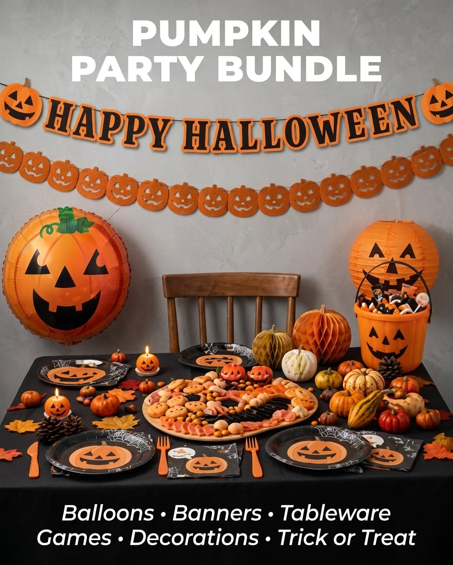 Halloween Pumpkin Party in a Box - (65pk) – product image 1