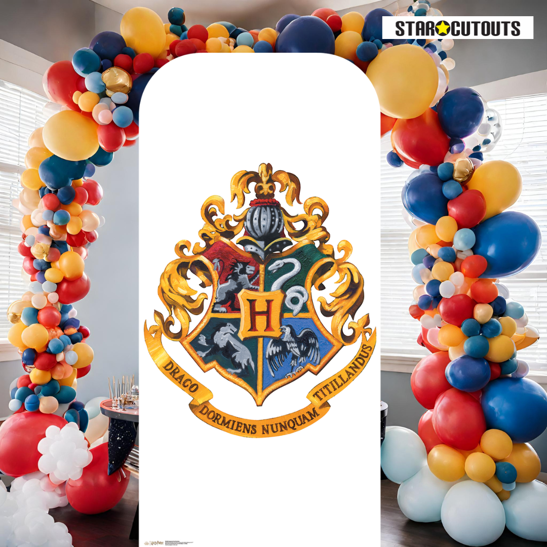 SC4450 Hogwarts Crest Backdrop - Sailboard Harry Potter Cardboard Cut Out Height 193cm – product image 3