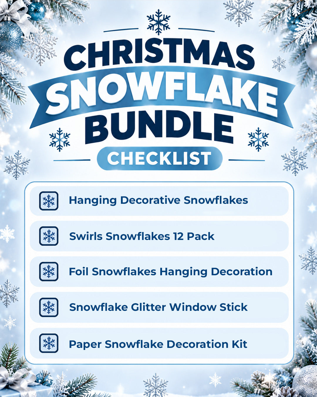 Christmas Snowflake Bundle