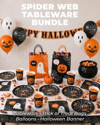 Spider web Tableware Bundle - (42pk)