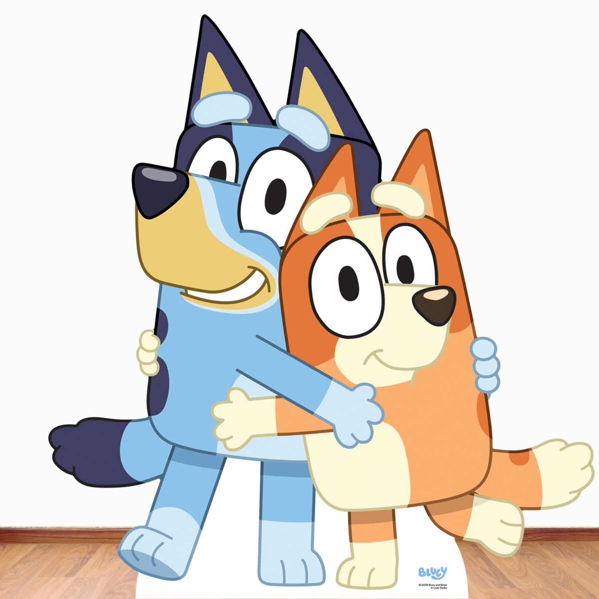 SC4558 Bluey and Bingo Cardboard Cut Out Height 91cmBluey Cardboard Cutout UK | Life Size Party Decoration – product image 2
