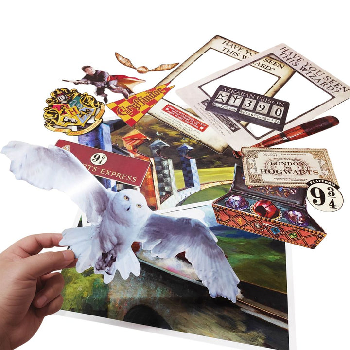 RD020 Harry Potter Room Decor Pack 15 PCs Includes Golden Snitch, Prisoner of Azkaban Selfie Frame, Hogwarts Express Ticket & More – product image 1