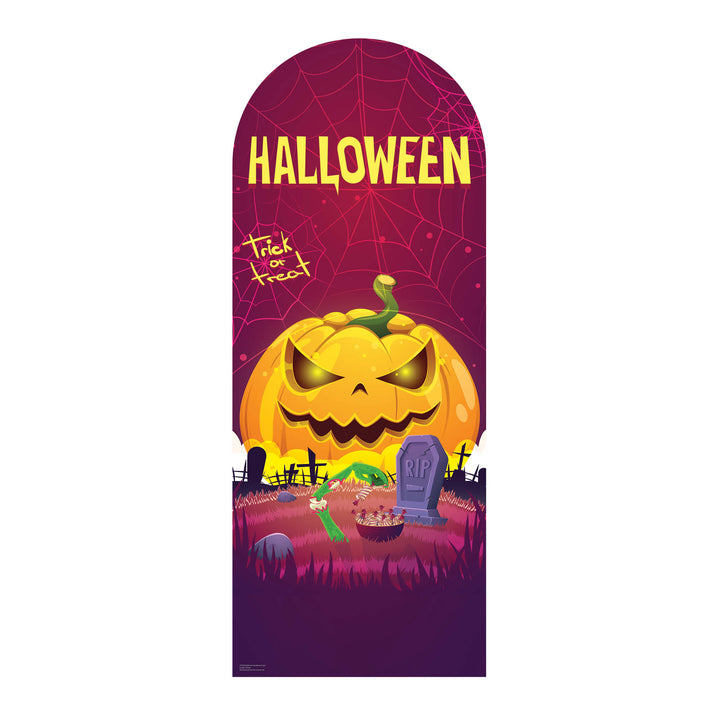 SC4329 Halloween Backdrop Single Cardboard Cut Out Height 194cm – product image 1