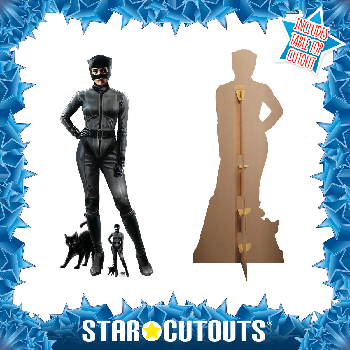 SC4432 Catwoman Zoe Kravitz The Batman 2022 Masterpiece Graphic Art Style Cardboard Cut Out Height 169cm – product image 3