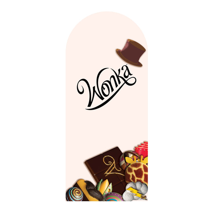 SC4495 Wonka Chocolate Bar Backdrop Single Cardboard Cut Out Height 185cm – product image 1