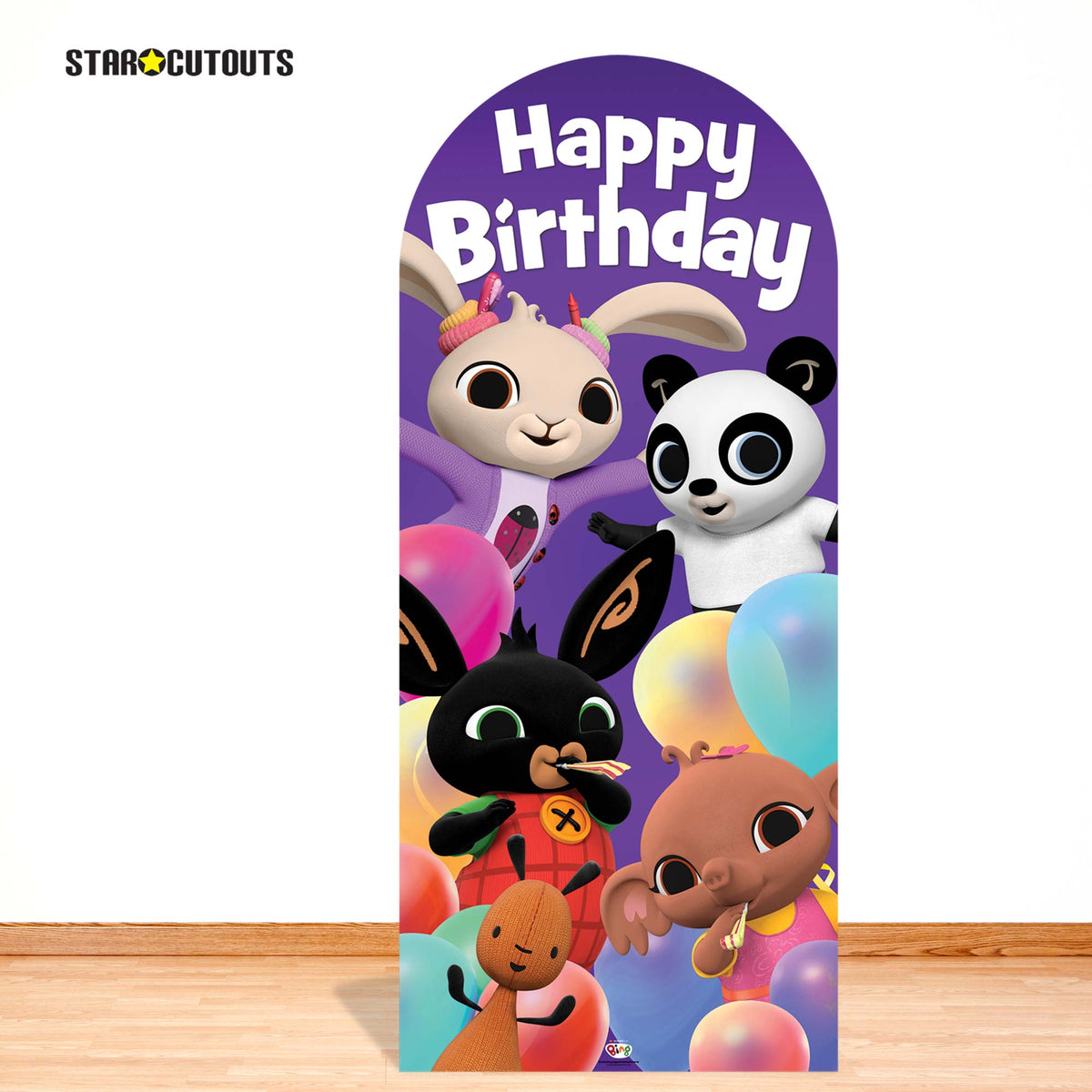 SC4532 Bing Happy Birthday Sailboard Cardboard Cut Out Height 185cm – product image 4