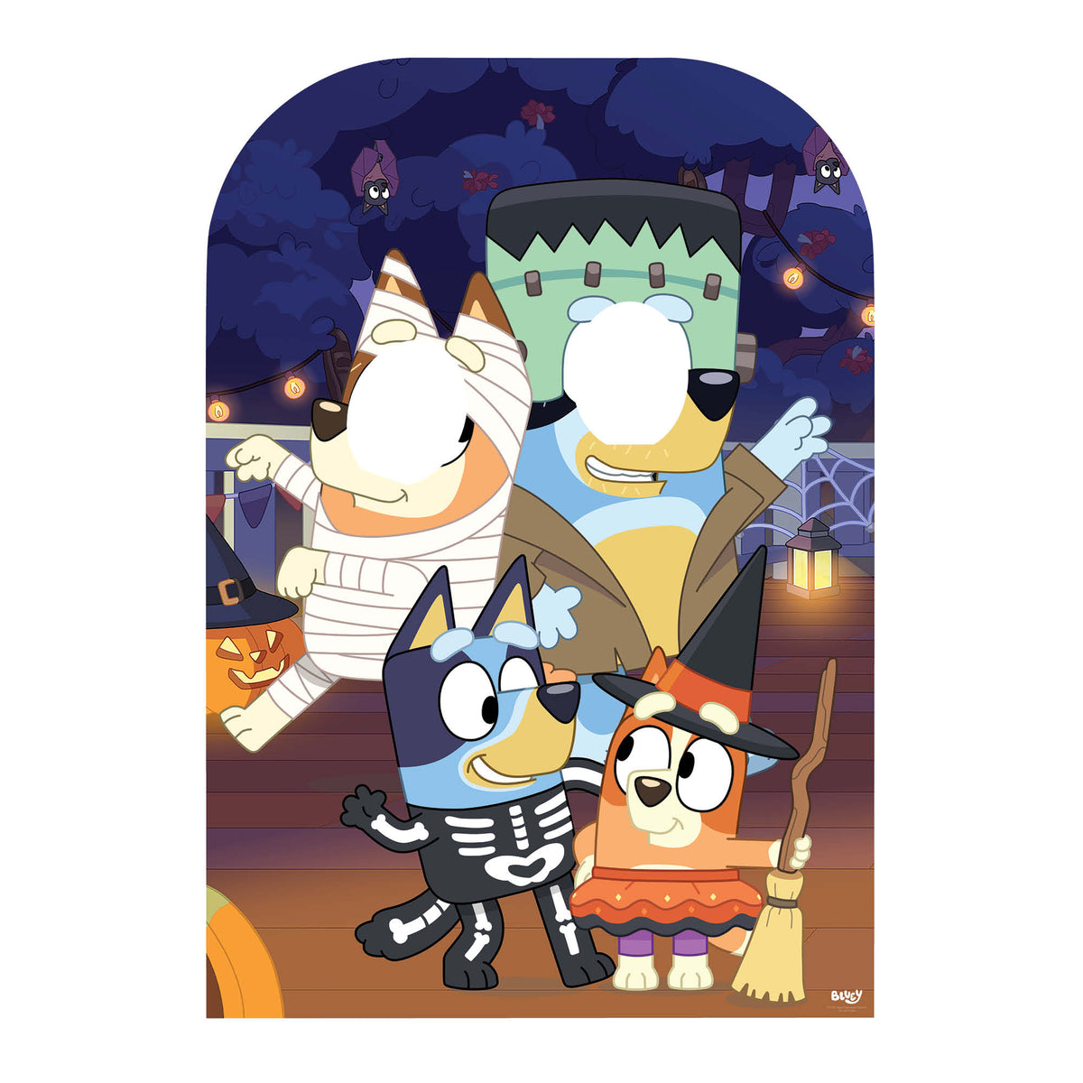 SC4537 Bluey Halloween Stand-In Cardboard Cut Out Height 131cm