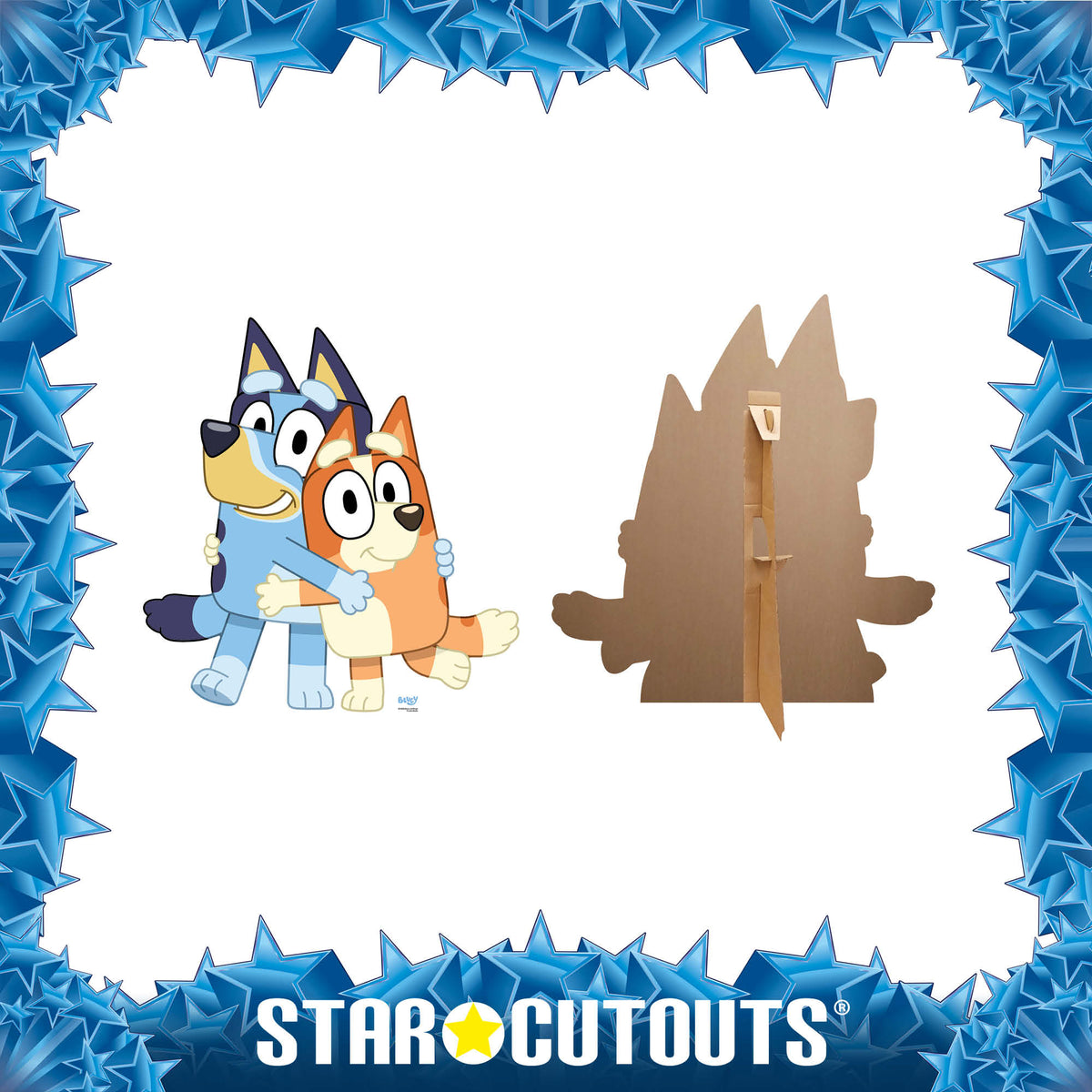 SC4558 Bluey and Bingo Cardboard Cut Out Height 91cmBluey Cardboard Cutout UK | Life Size Party Decoration – product image 4