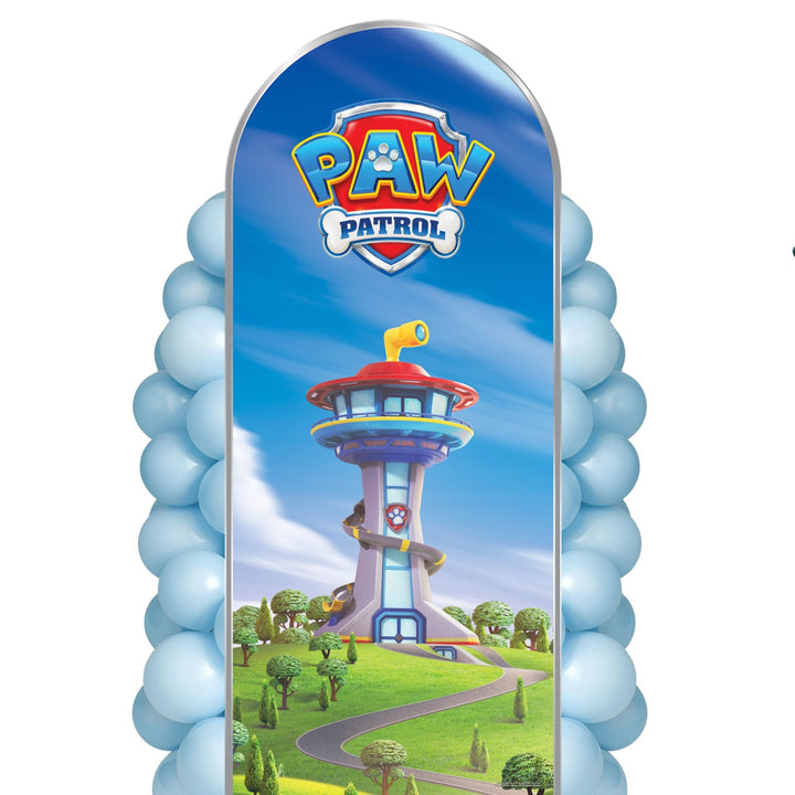SC4603 Paw Patrol Logo Tower Backdrop Single Cardboard Cutout Height 185cm Paw Patrol Cardboard Cutouts UK | Kids Party Decorations – product image 1