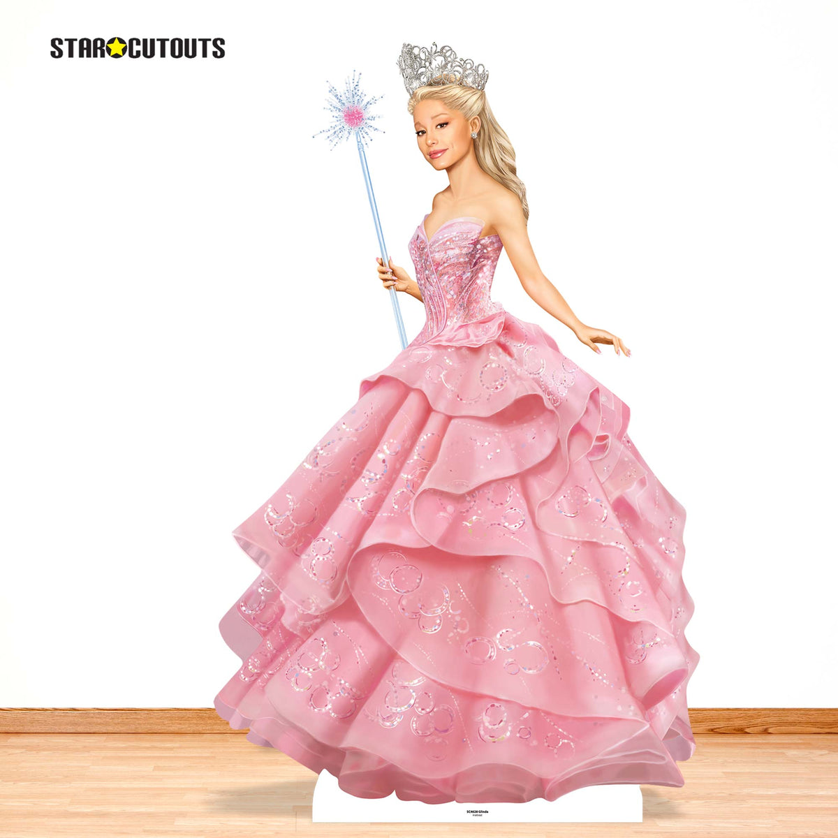SC4628 Glinda Wicked Pink Witch Cardboard Cut Out Height 150cm – product image 2