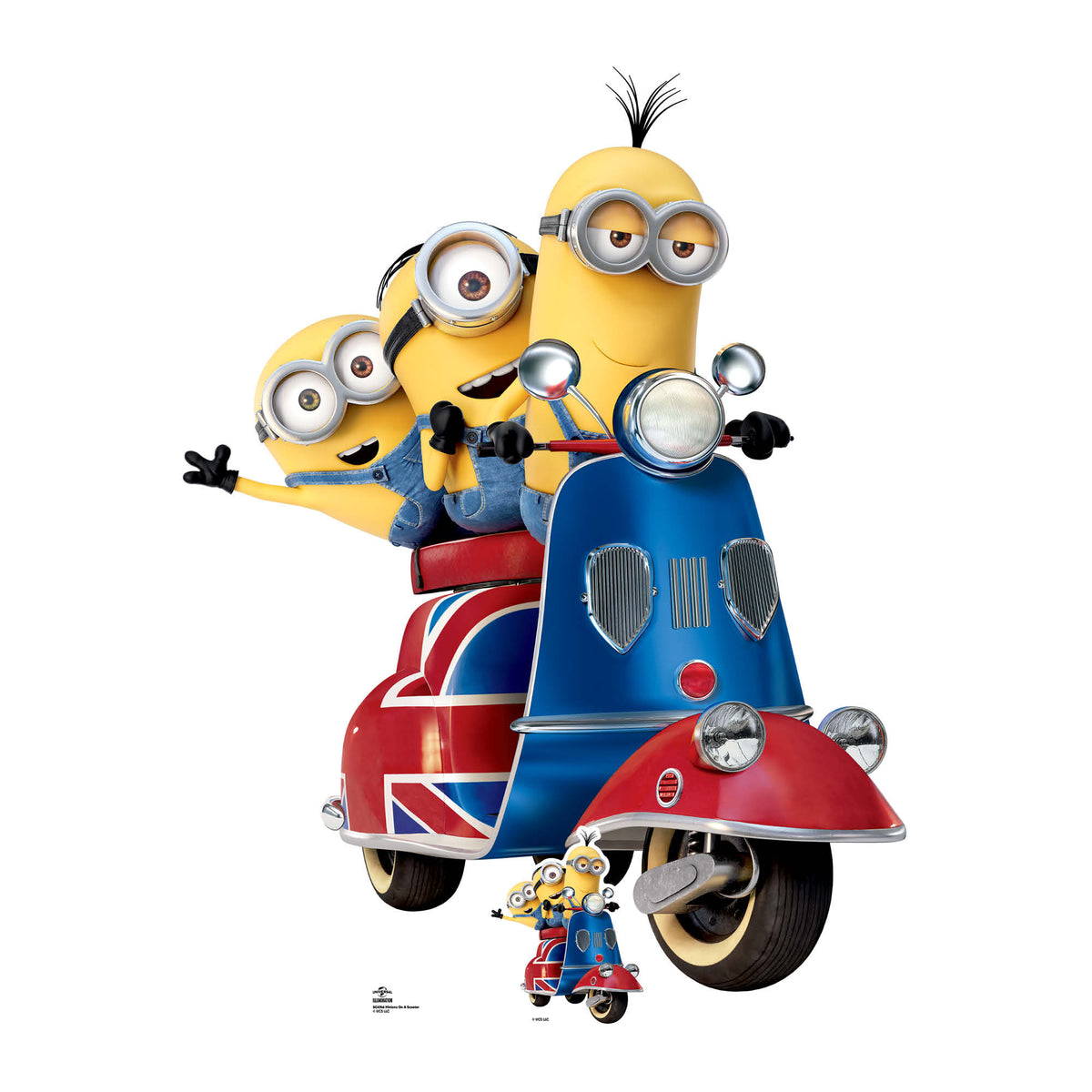 SC4746 Minions on Scooter Cardboard Cut Out Height 121cm – product image 5