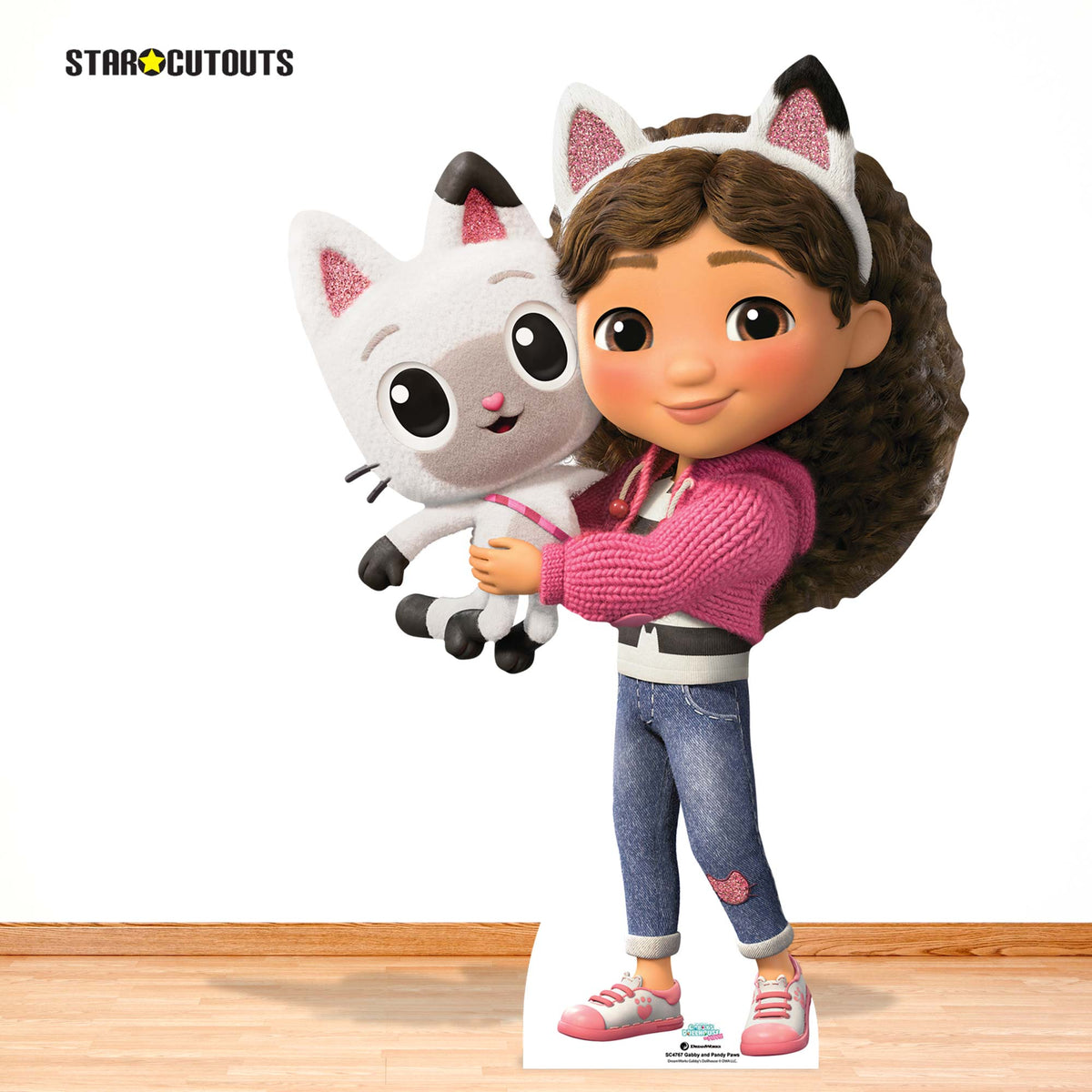 SC4767 Gabby and Pandy Paws Star Mini from Gabby's Dollhouse Movie Cardboard Cutout Height 95cm – product image 1