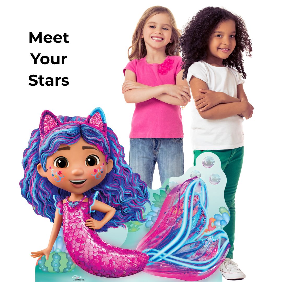SC4769 Mermaid Gabby from Gabby's Dollhouse Movie Cardboard Cutout Height 95cm – product image 1