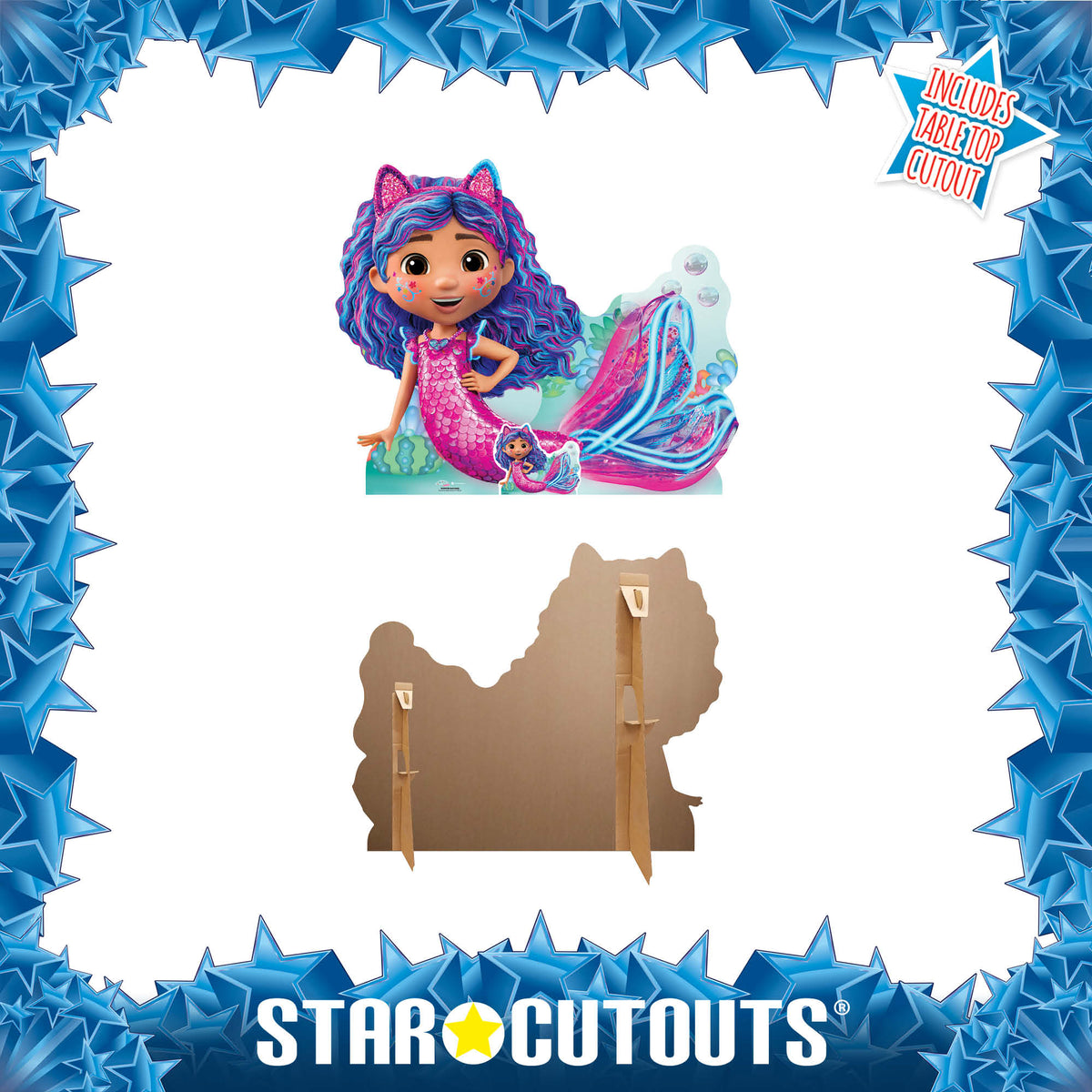 SC4769 Mermaid Gabby from Gabby's Dollhouse Movie Cardboard Cutout Height 95cm – product image 5