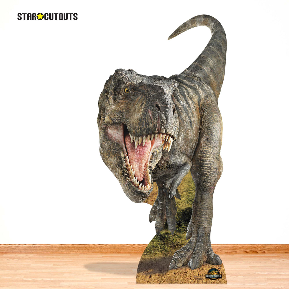 SC4858 Tyrannosaurus Rex Dinosaur Jurassic World Rebirth Cardboard Cut Out Height 185cm – product image 2