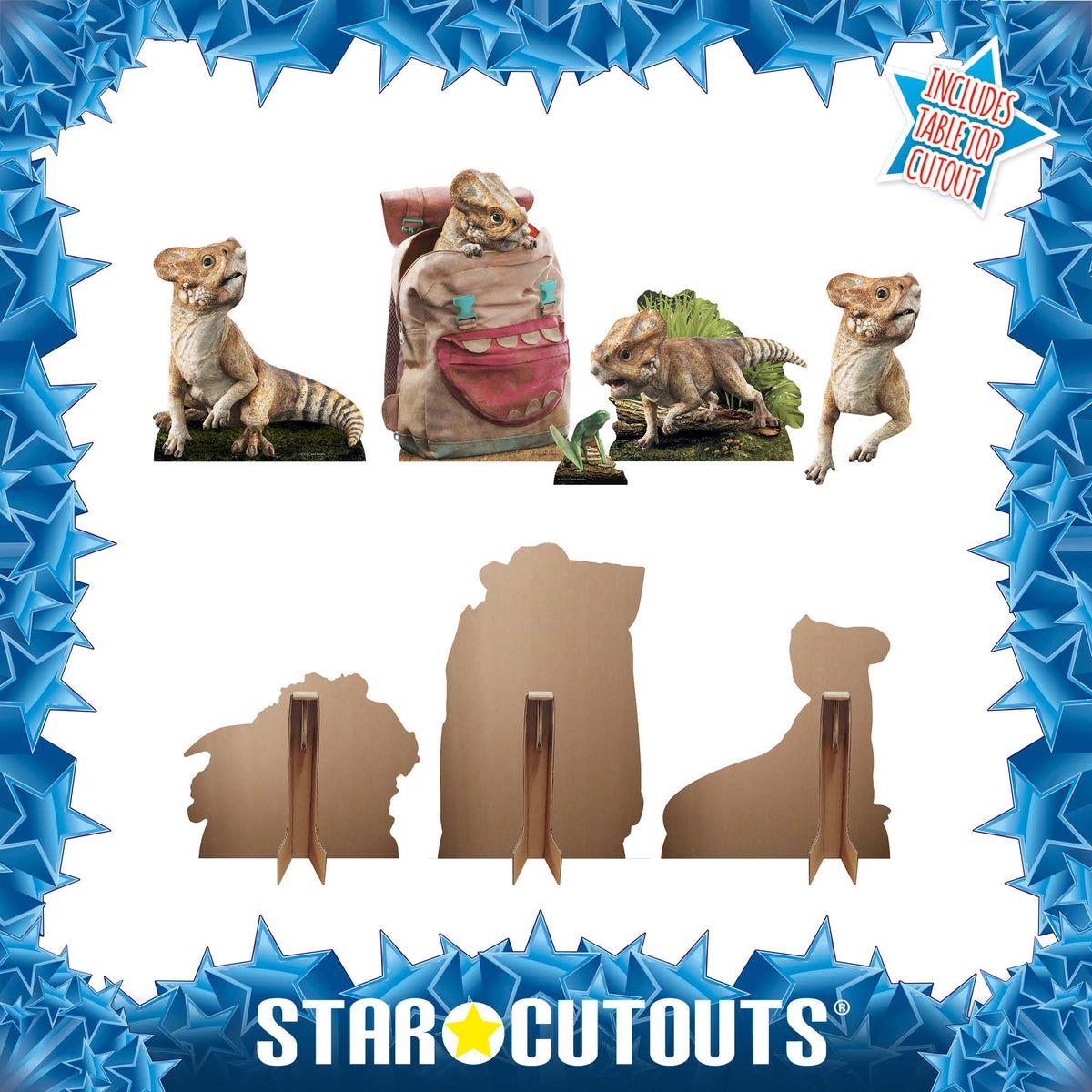 SC4860 Aquilops Dinosaur Jurassic World Rebirth Multi Pack Bundle Cardboard Cut Out Height 48cm – product image 3