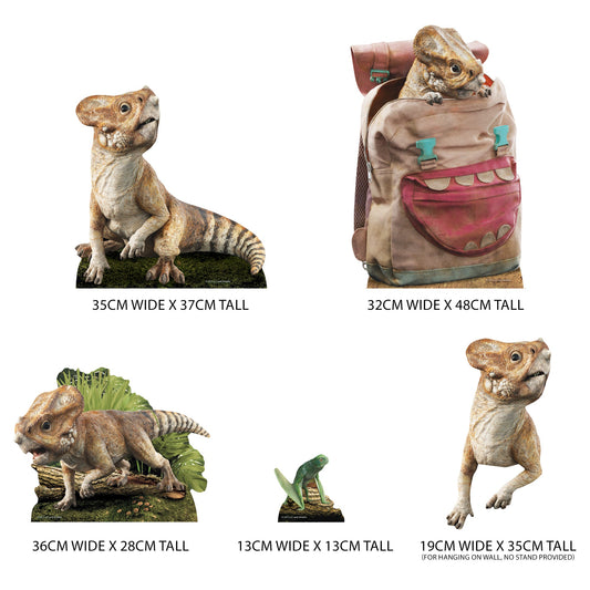 SC4860 Aquilops Dinosaur Jurassic World Rebirth Multi Pack Bundle Cardboard Cut Out Height 48cm
