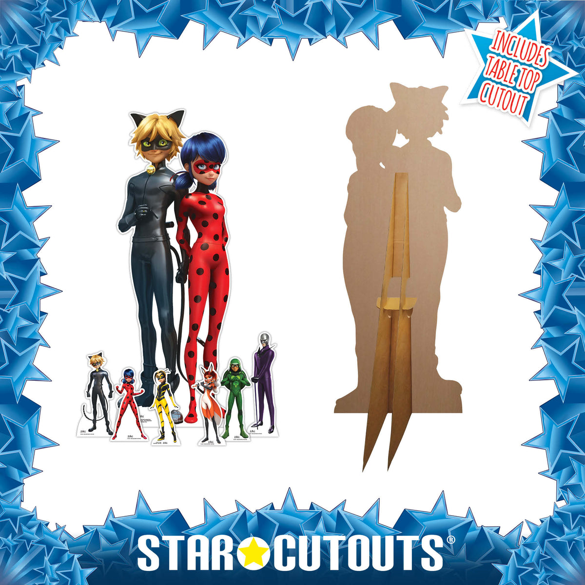 SP016 Miraculous Party Pack Cardboard Cut Out Height 135cm – product image 4