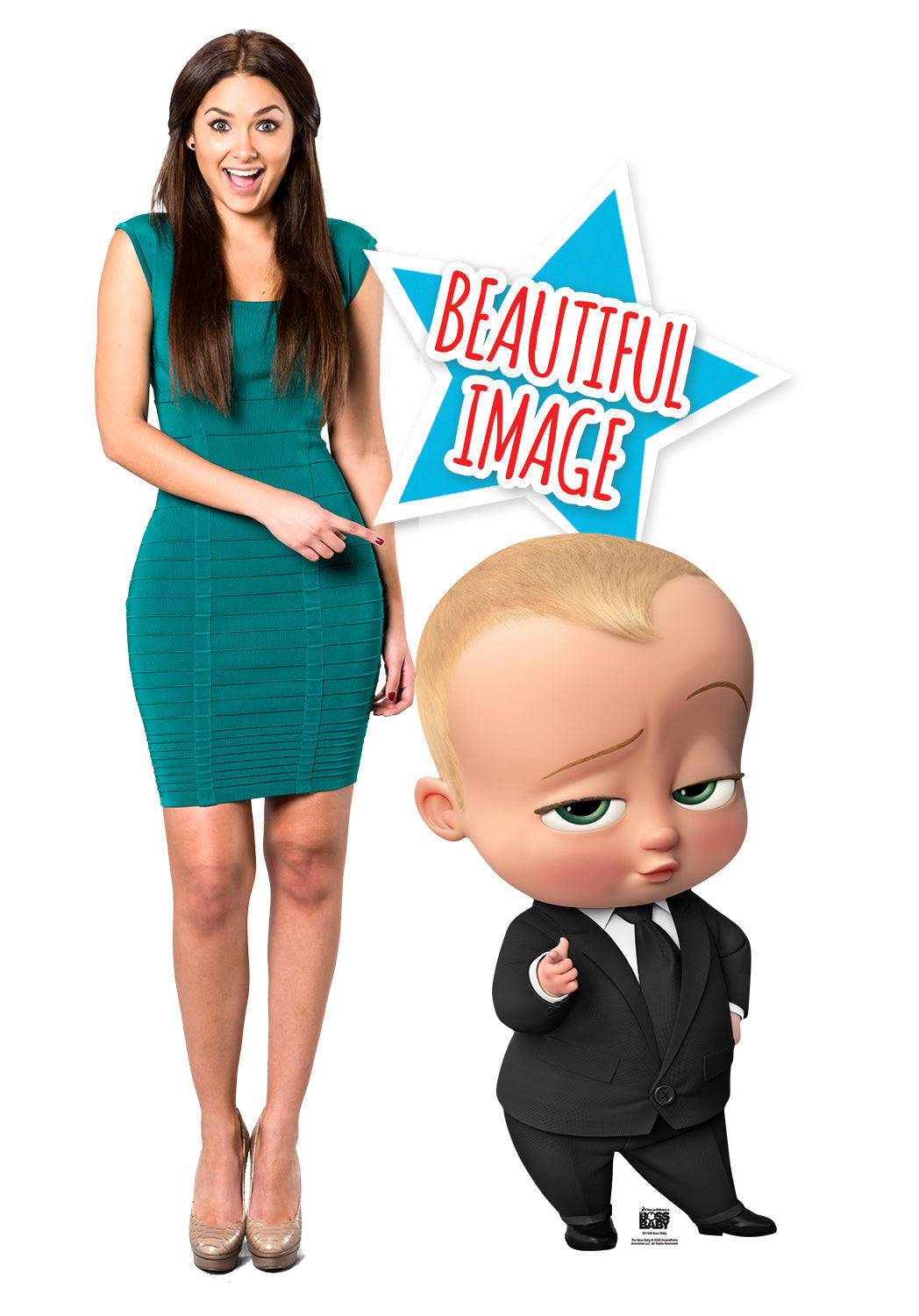SC1635 Boss Baby Cardboard Cut Out Height 89cm – product image 3