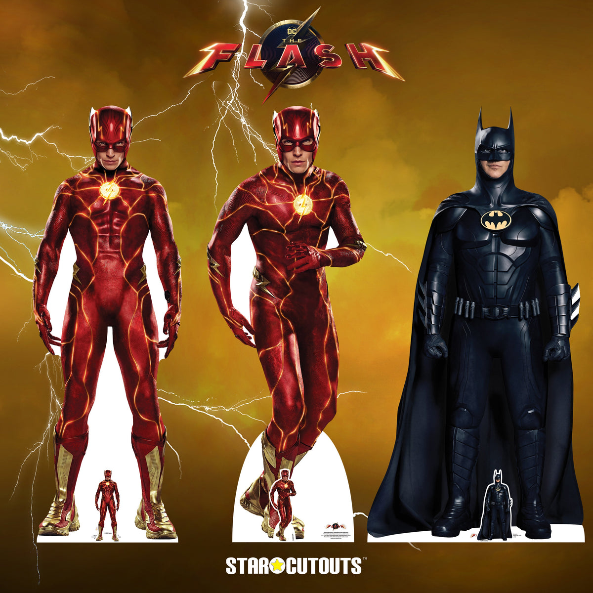 SC4269 Batman Michael Keaton The Flash Live Action Cardboard Cut Out Height 185cm – product image 5