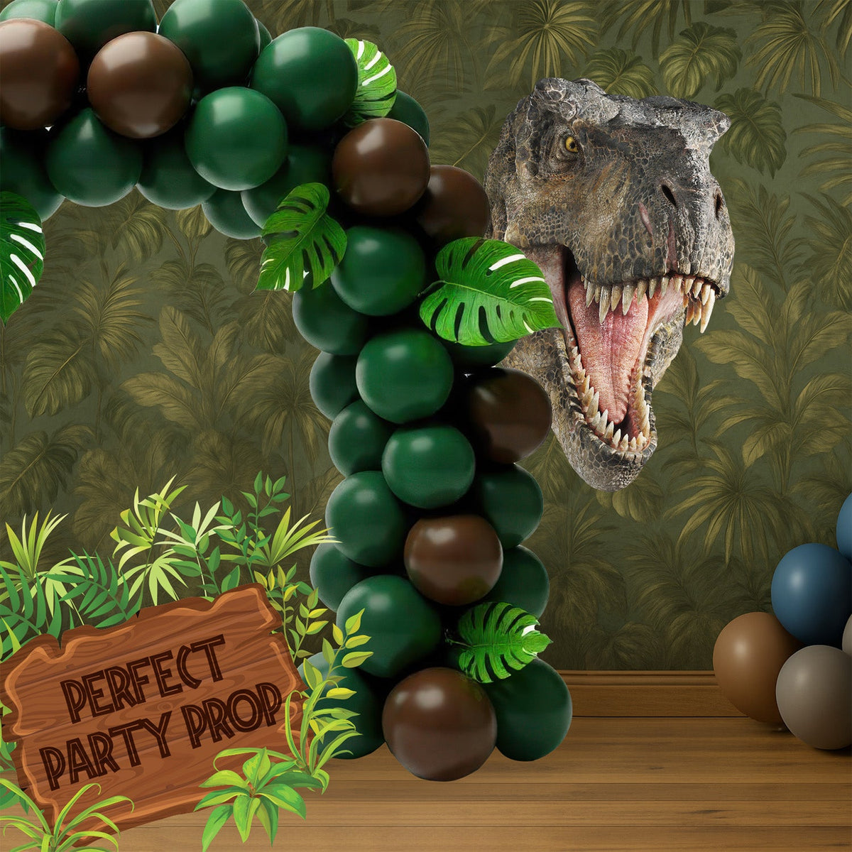 WA058 T-Rex Wall Art Dinosaur Jurassic World Rebirth Cardboard Cut Out Height 90cm – product image 4