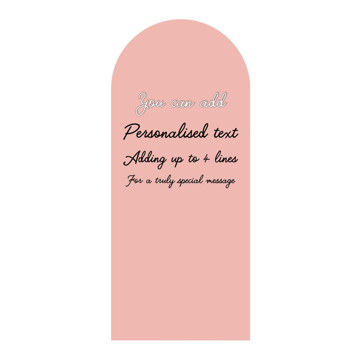 XQ001 Dusky Pink Sailboard Cardboard Cut Out Height 185cm Width 80cm – product image 1