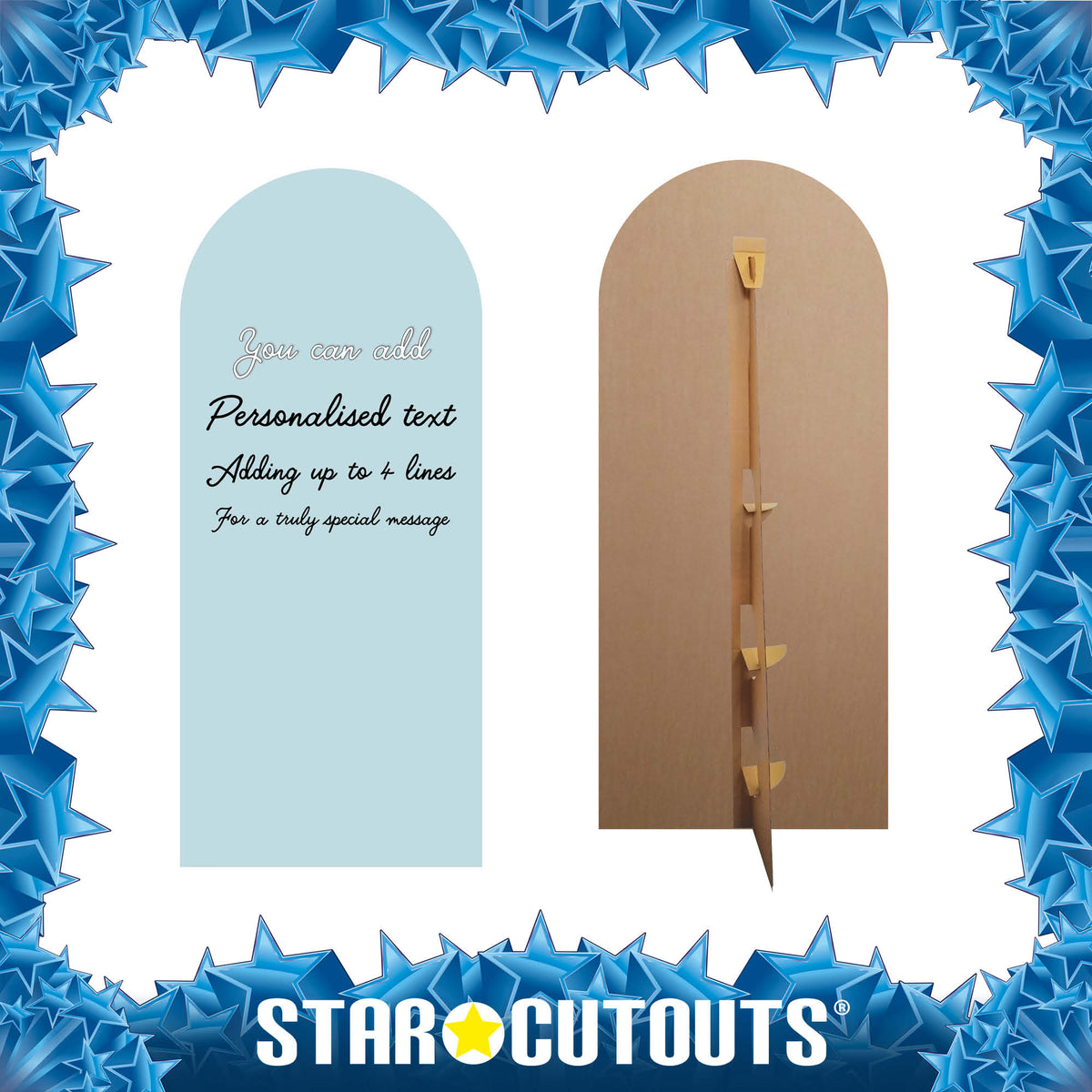 XQ005 Duck Egg Sailboard Cardboard Cut Out Height 185cm Width 80cm – product image 3
