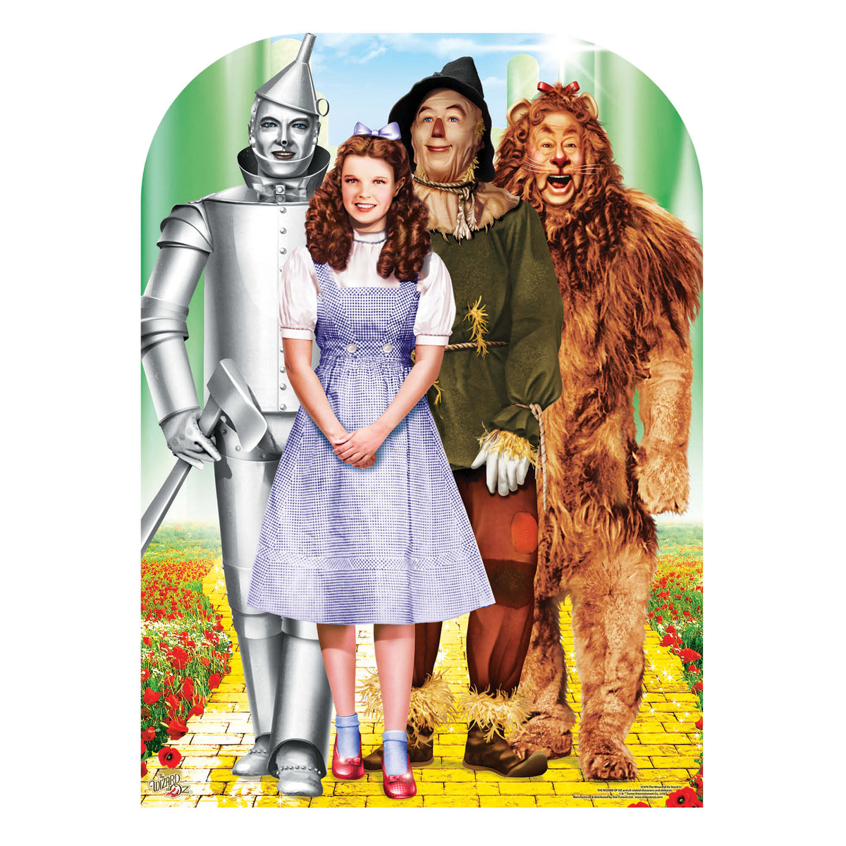 SC976 Wizard of OZ Stand-In Emerald City Cardboard Cut Out Height 130cm – product image 1